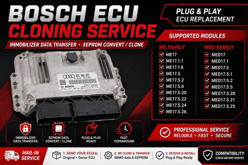 Audi bosch ecu - bosch, cloning